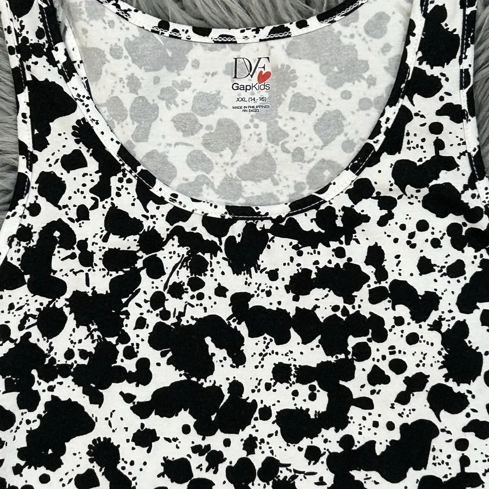 GAP‎ Kids DVF Muscle Tank In Cow Print Size XXL (14-16) NWT